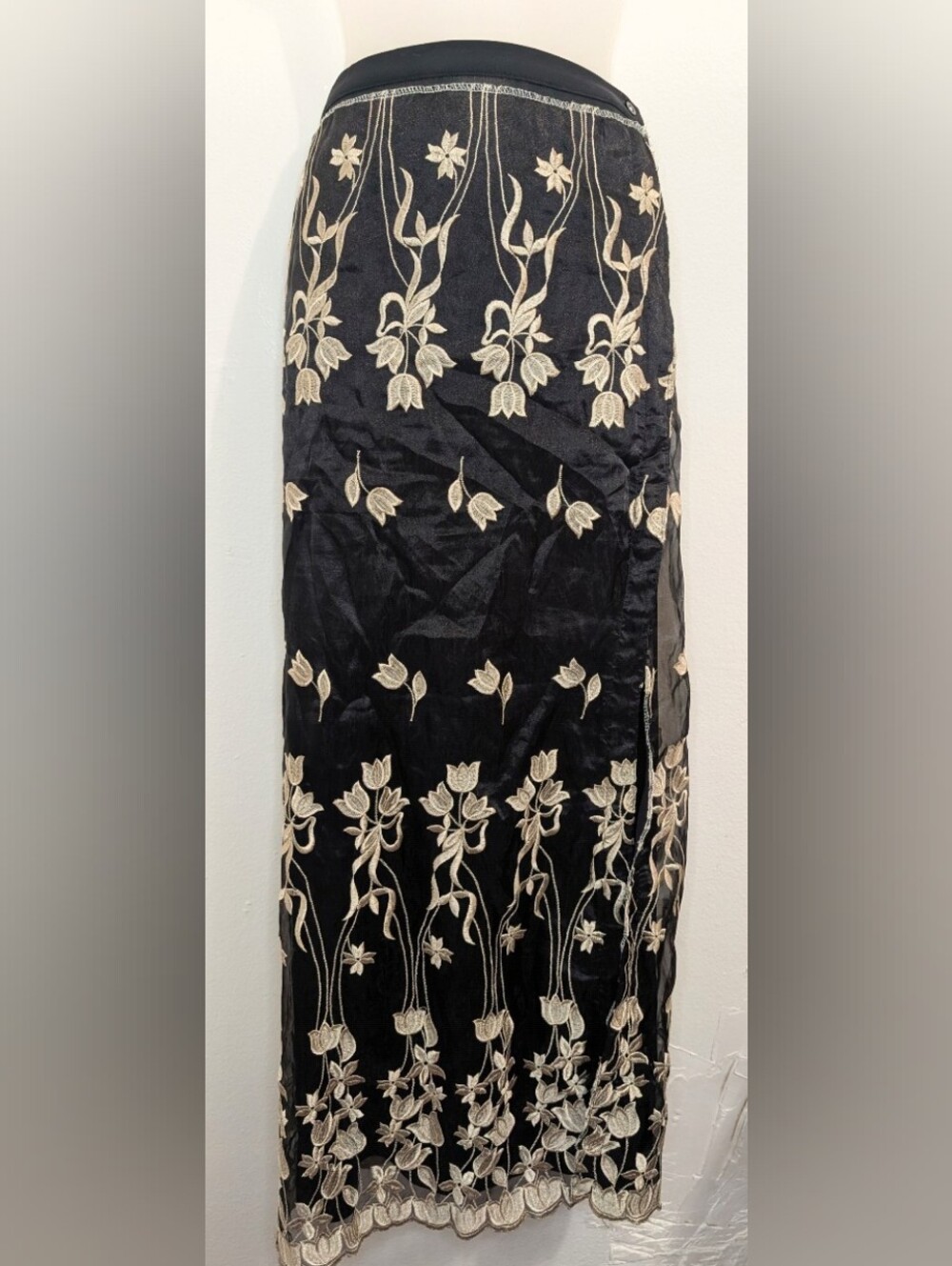 VTG Richmond Denim Y2K Whimsigoth Dark Romantic Witchy Feminine Chic Skirt 2